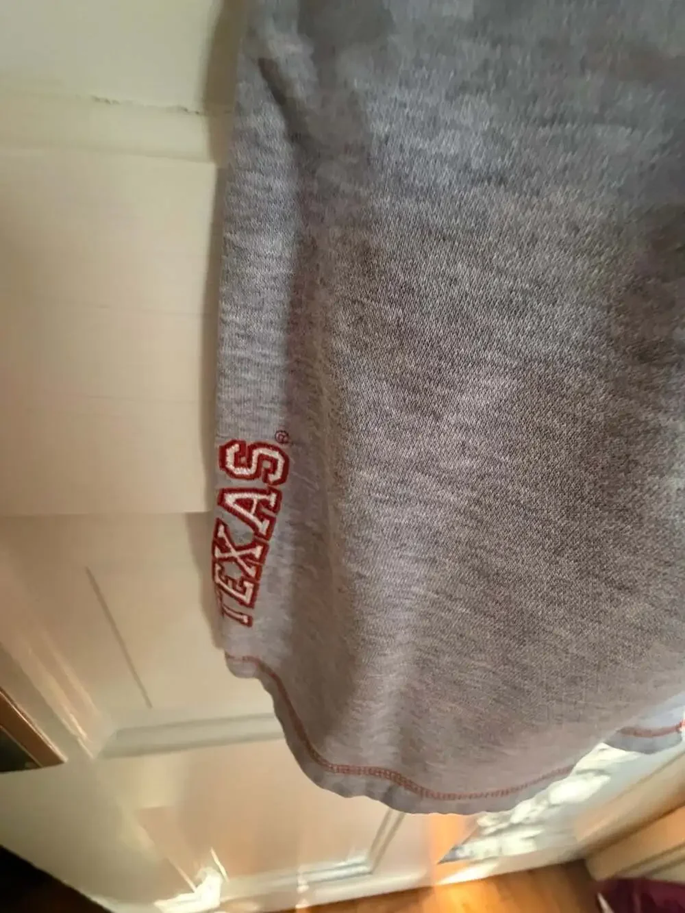 Vintage Nike Team Gray Orange Stitching Drawstring Sweatpants L(12-14)